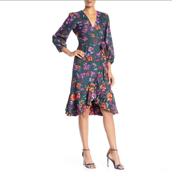 Floral wrap dress Calvin Klein - Picture 3 of 7